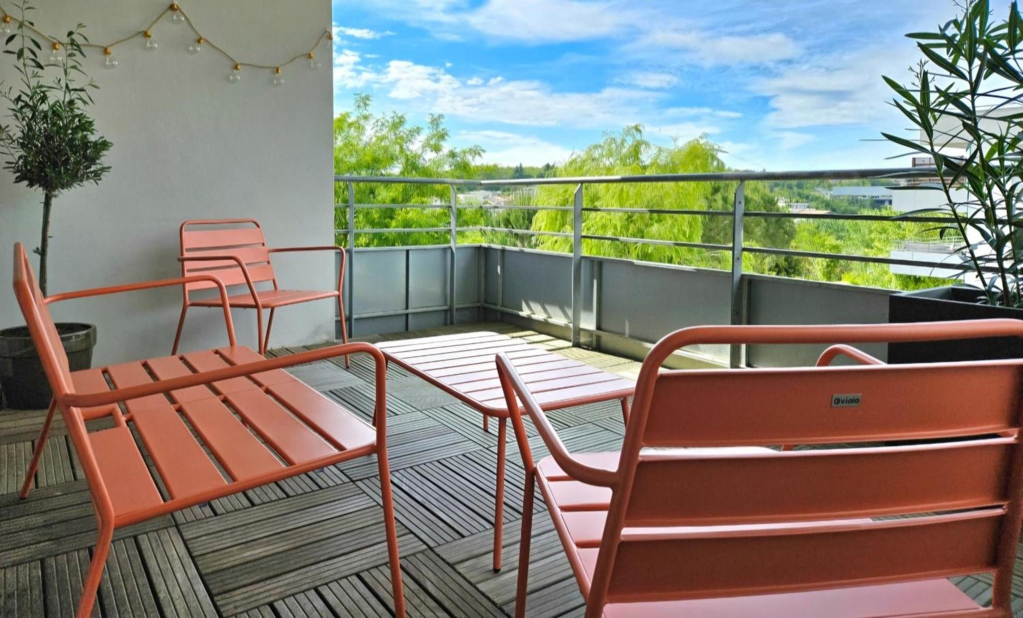T3 Universites & Hospitals - Havre De Paix Pres Toulouse - Parking - Terrasse Exterior foto