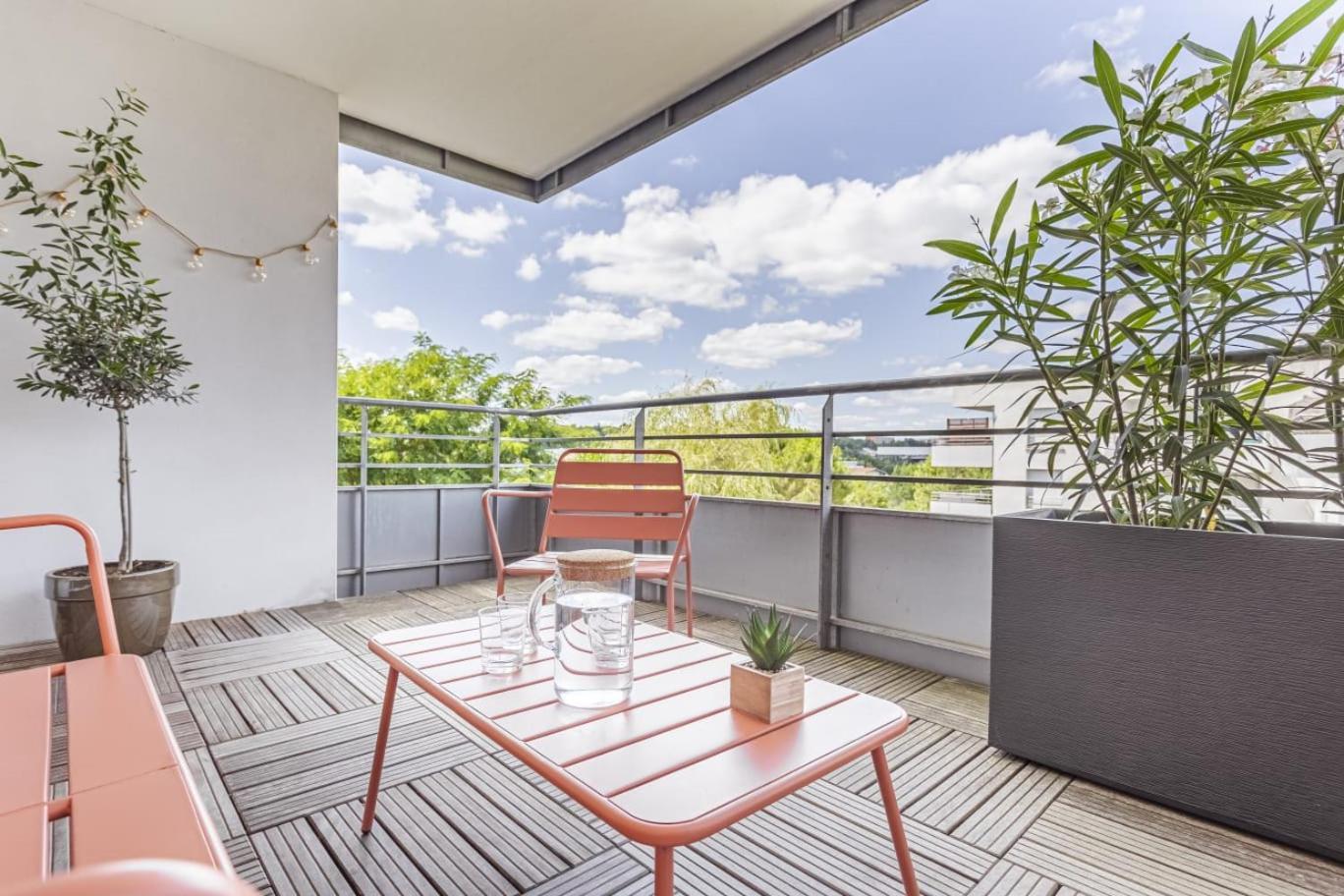 T3 Universites & Hospitals - Havre De Paix Pres Toulouse - Parking - Terrasse Exterior foto
